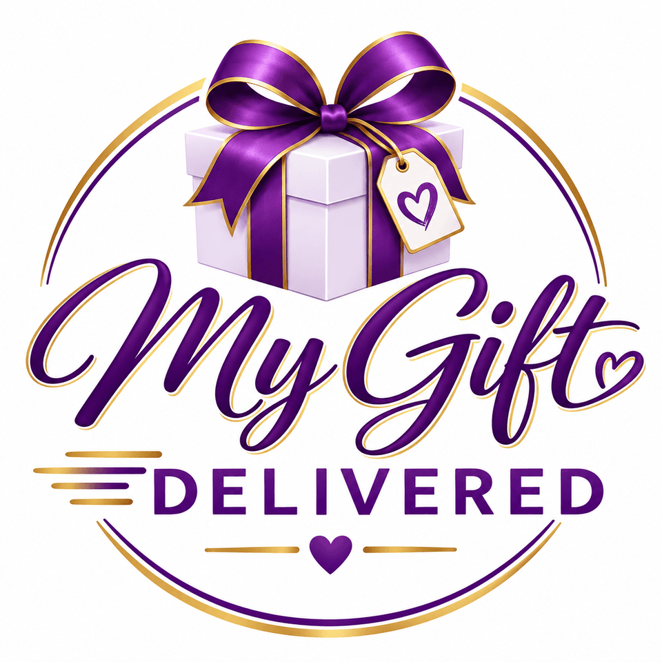 My Gift Delivered purple gift box logo